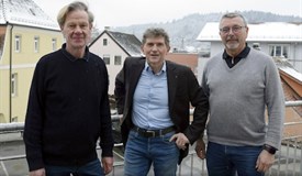 Dr. Rainer van Braam, Dr. Jürgen Wacker und Dr. Kurt Mezger